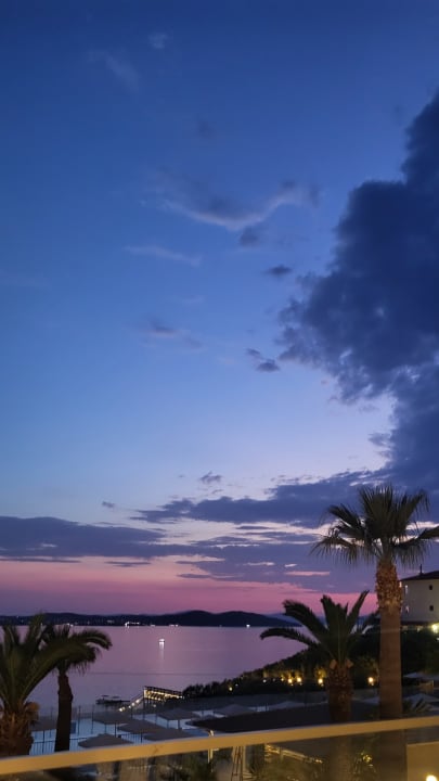 Ausblick Akrathos Beach Hotel