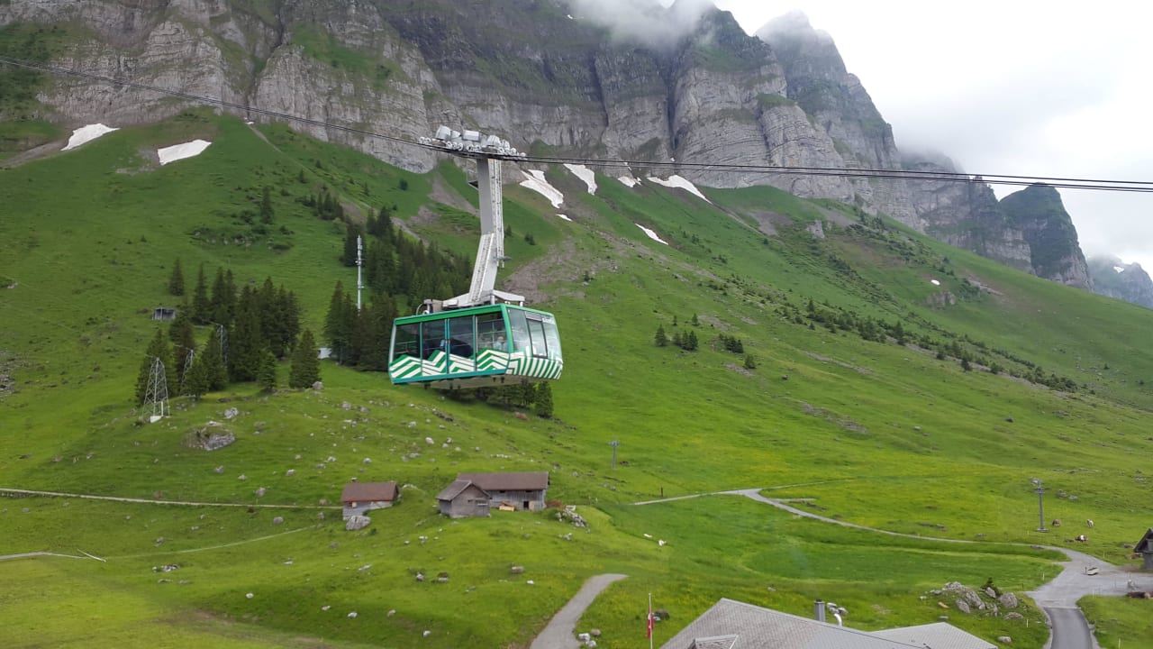Blick aus dem Zimmer  Säntis - das Hotel