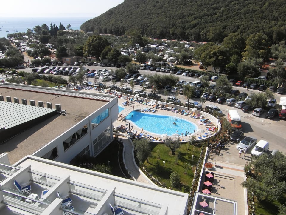 Aussicht vom 7. Stock Narcis Hotel