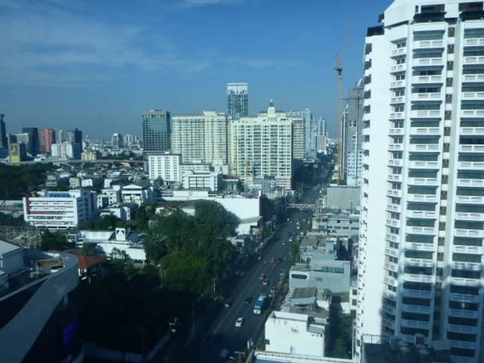 Aus dem Fenster Hotel Glow Pratunam