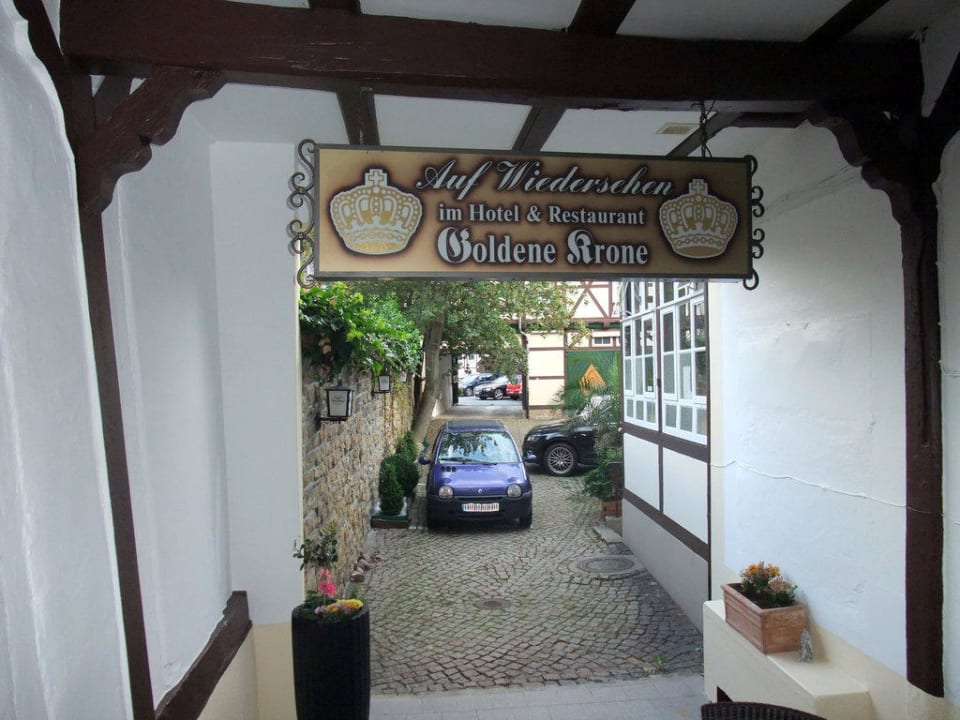 Hintereingang Hotel Goldene Krone