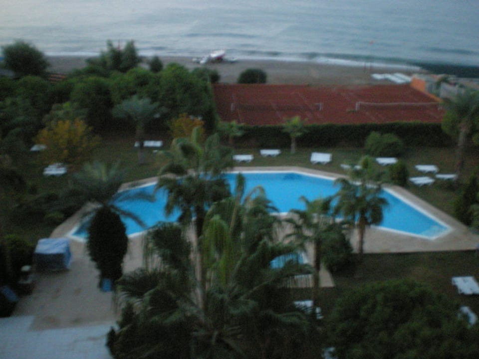 Ausblick vom Zimmer Club Turtas Beach Hotel