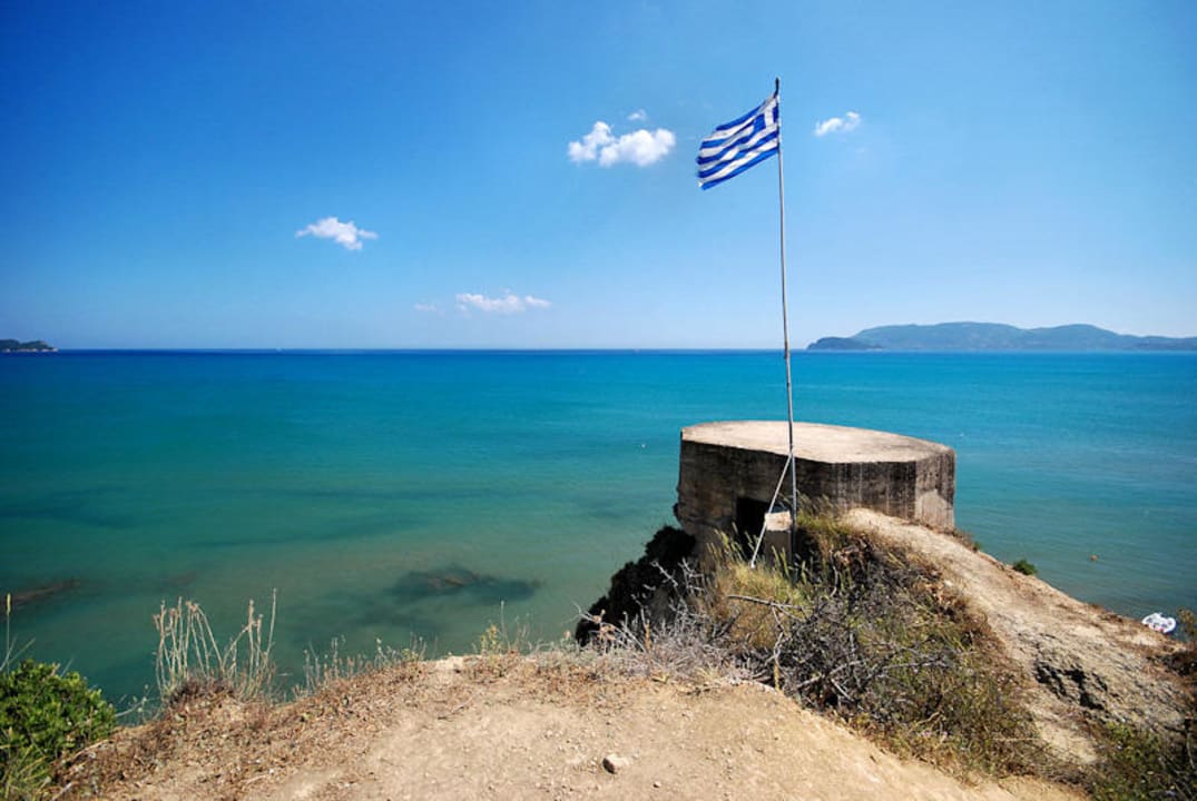 Kalamaki widok ze skałek Hotel Klelia