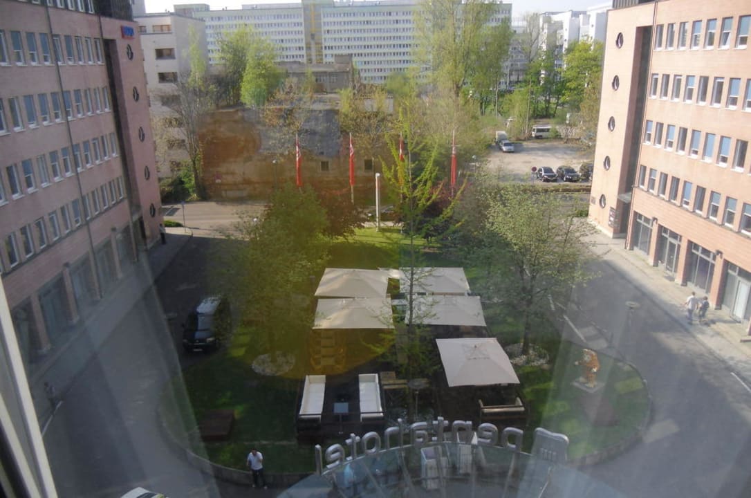 Ausblick vom Zimmer pentahotel Leipzig