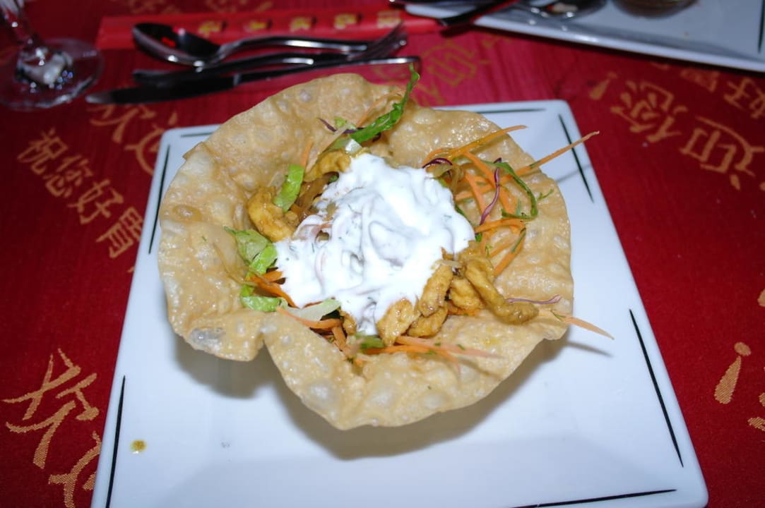 Super lecker! Warmer Hähnchensalat Trendy Aspendos Beach Hotel