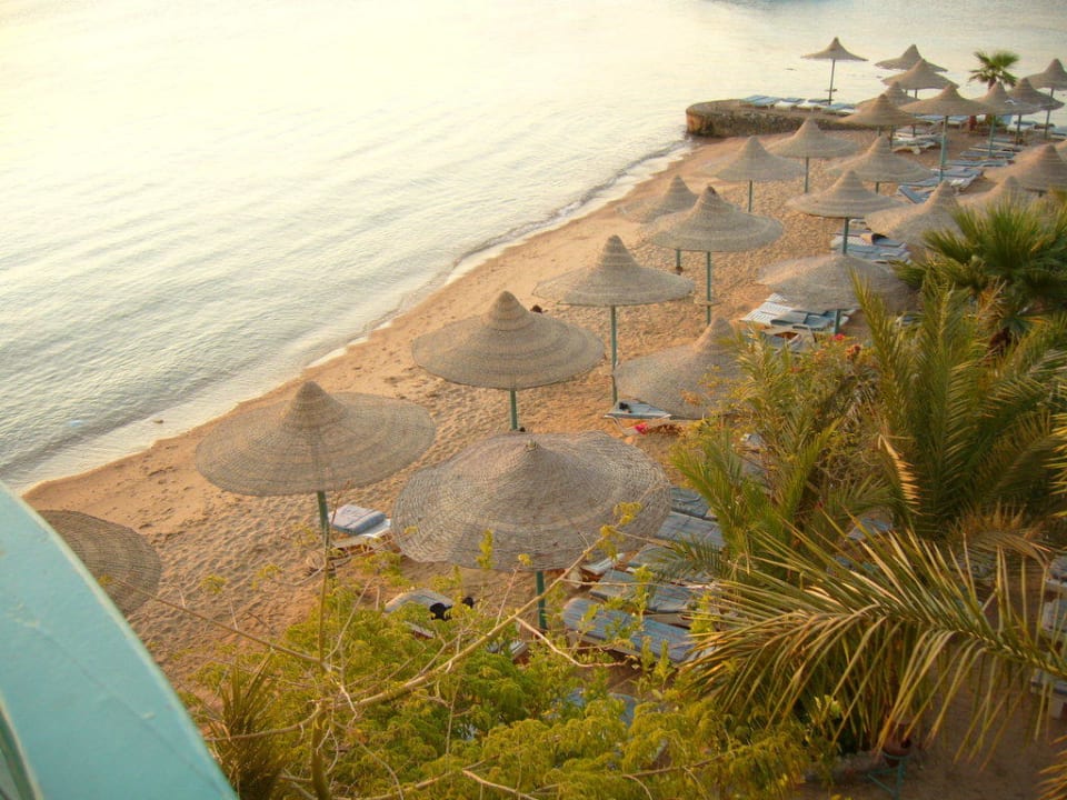 Hotel Strand vom Zimmer aus aufgenommen Bella Vista Resort Hurghada