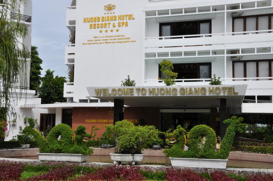 Hotel Eingangsbereich Hotel Huong Giang