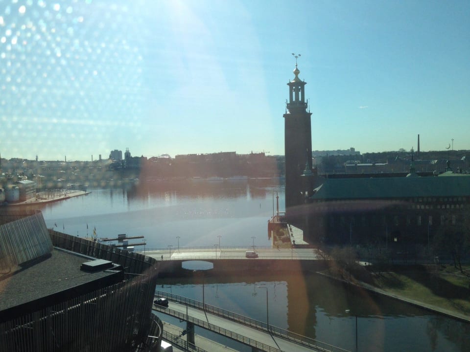 Ausblick 15. Stock Radisson Blu Waterfront Hotel