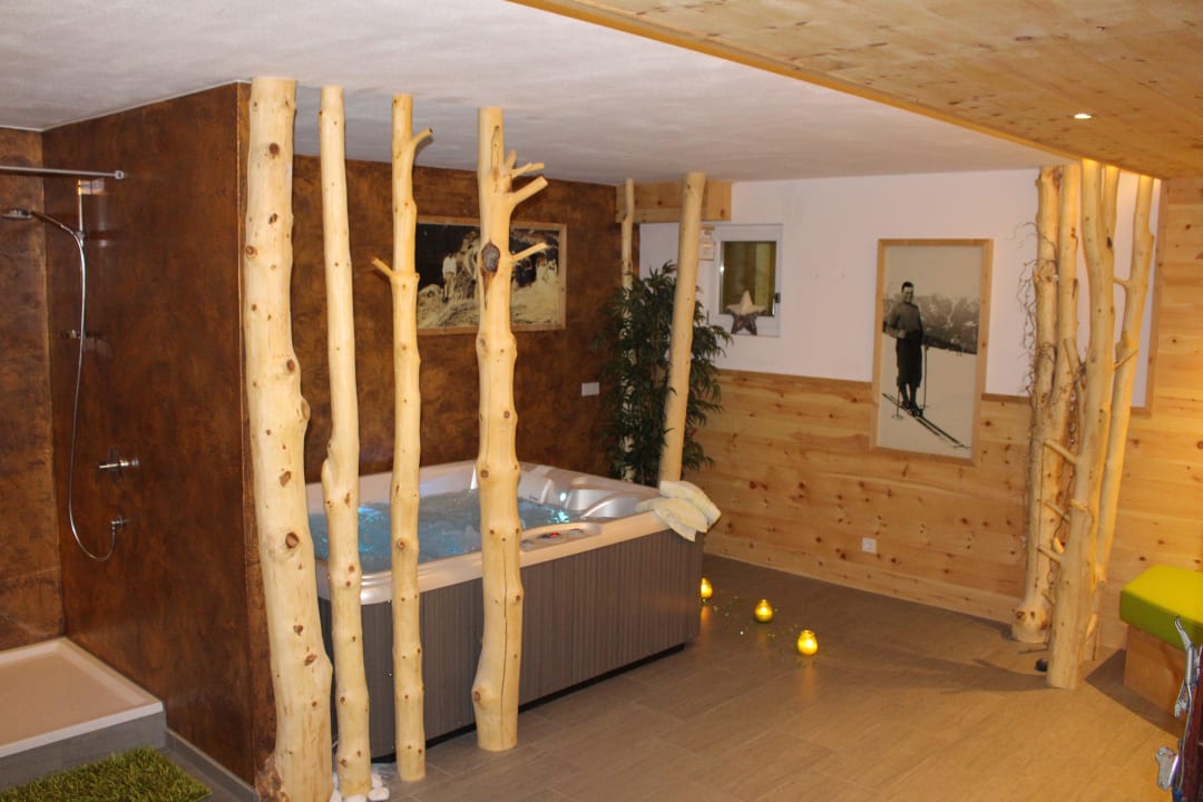 Unser Whirlpool mit 35 C. warmen Wasser Residence Sylvanerhof