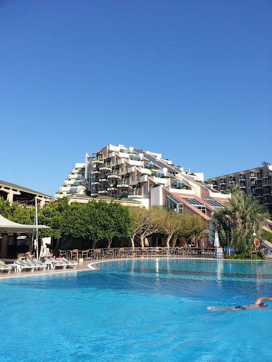 Uitzicht vanaf het zwembad Limak Limra Hotel & Resort