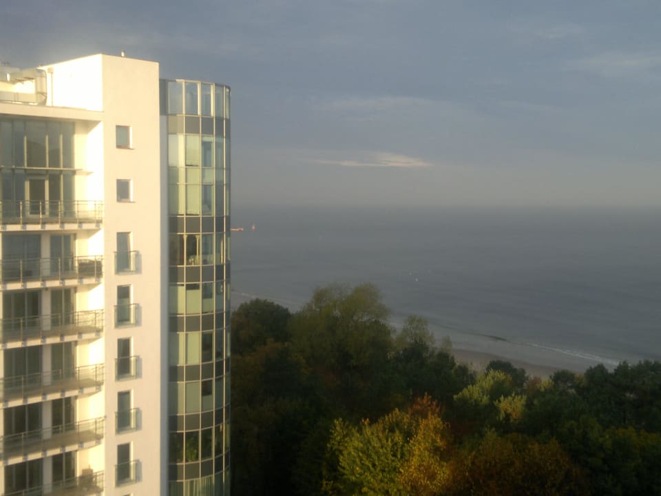 Widok z balkonu Vestina Wellness & Spa Hotel