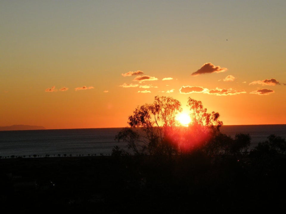 Sonnenaufgang im Garten Hotel Gardenia