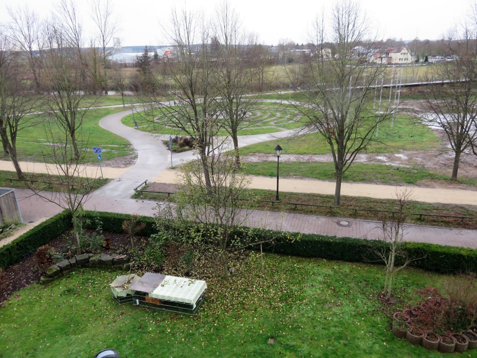 Ausblick vom Zimmer #156 Land-Gut-Hotel Adlerbräu