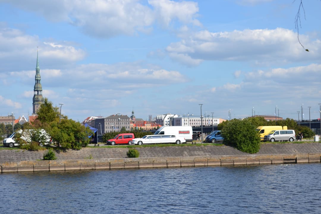 View from apartment Superior view to Riga over Daugava