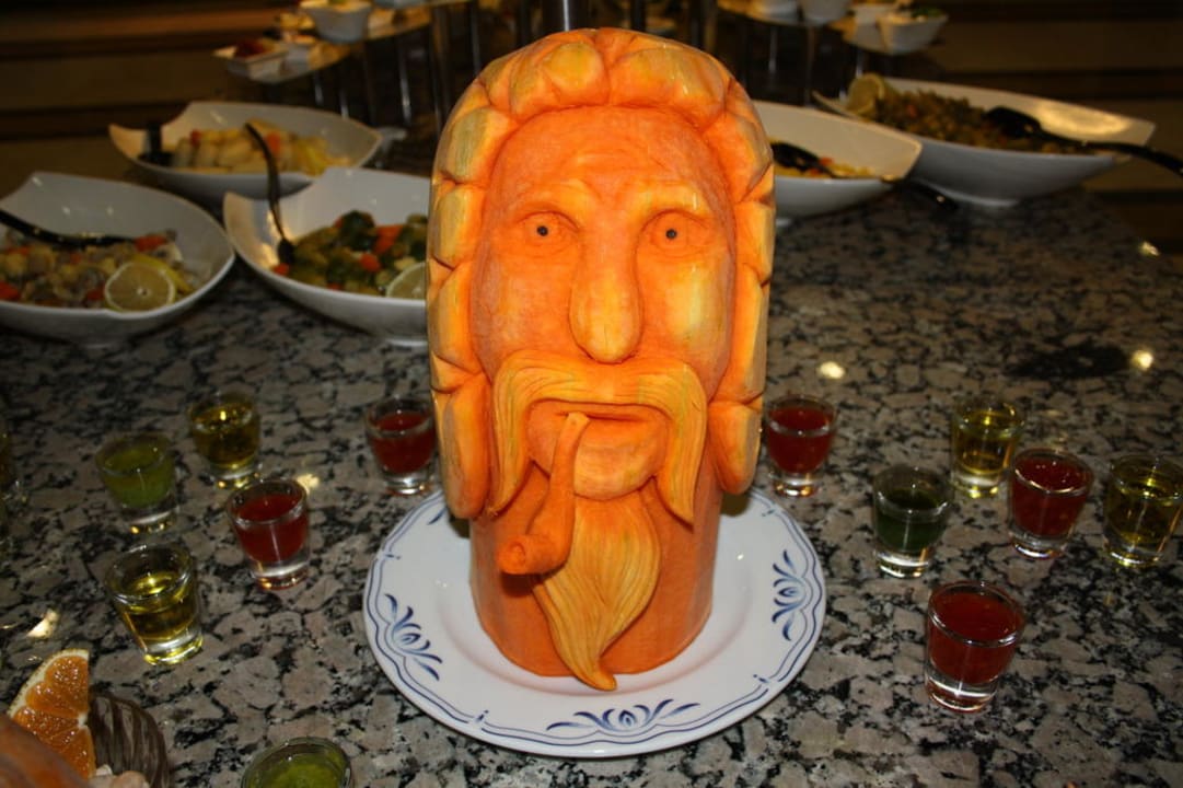 Künstlerisch gestalteter Kürbis Crystal De Luxe Comfort Collection