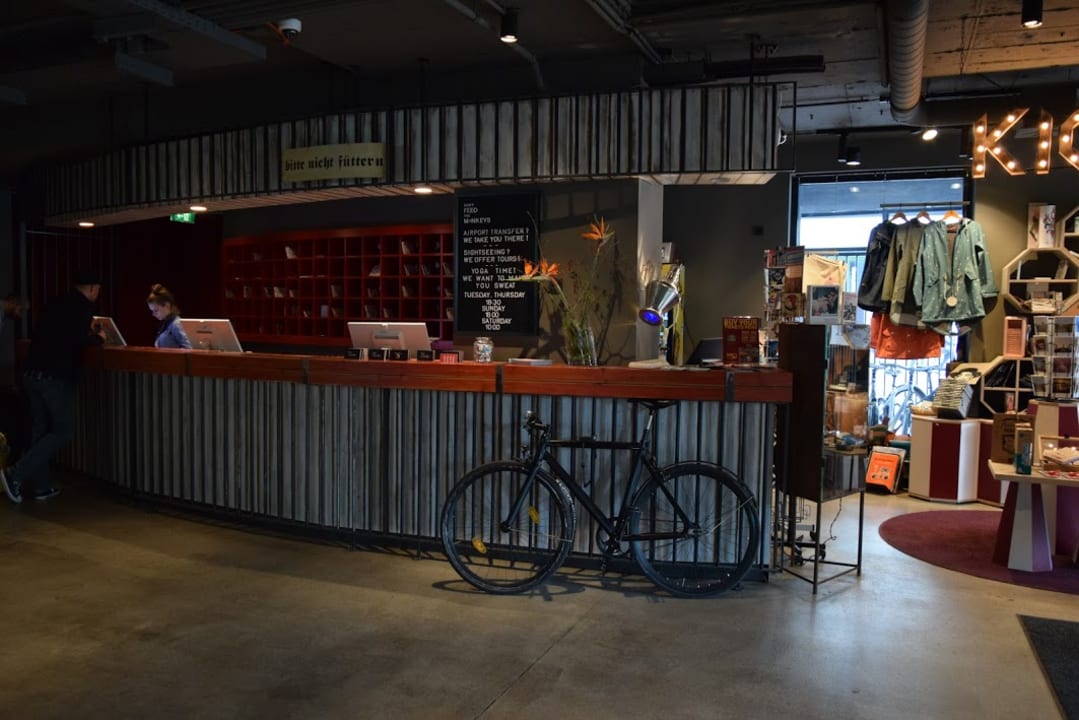 Lobby 25hours Hotel Wien beim MuseumsQuartier