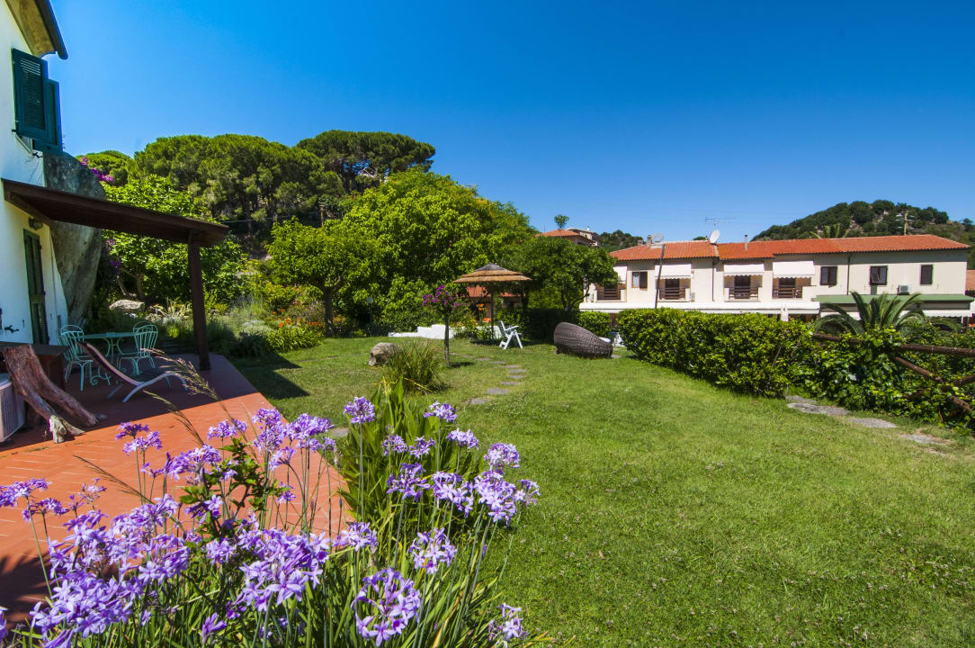 Botanischer Garten mit Blumen Hotel Cernia Isola Botanica