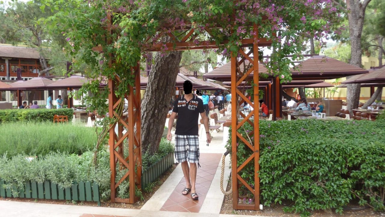 Eingang zum Außenbereich Restaurant ROBINSON ÇAMYUVA