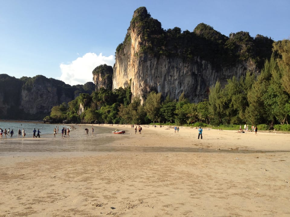 Ankunft Railay Bay West mit dem Boot Hotel Railay Bay Resort & Spa
