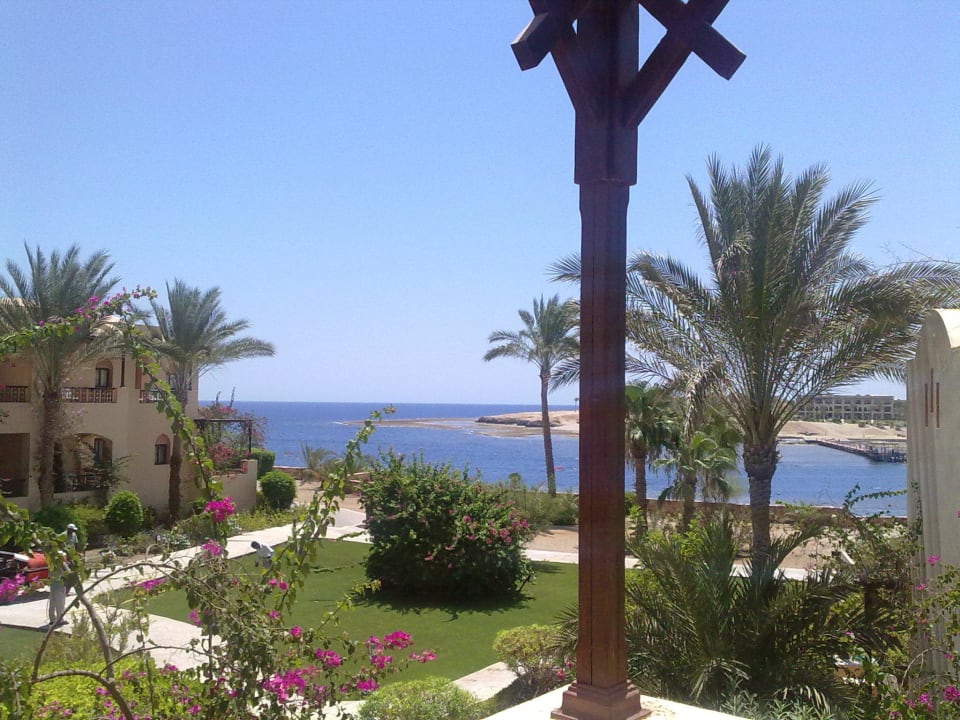 Ausblick vom Balkon Steigenberger Coraya Beach - Adults only