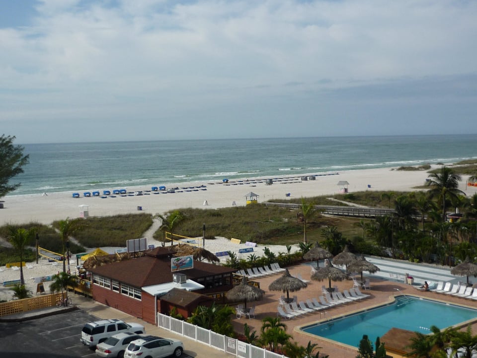 Ausblick vom Hotelgang TradeWinds Beach Resort Guy Harvey Outpost