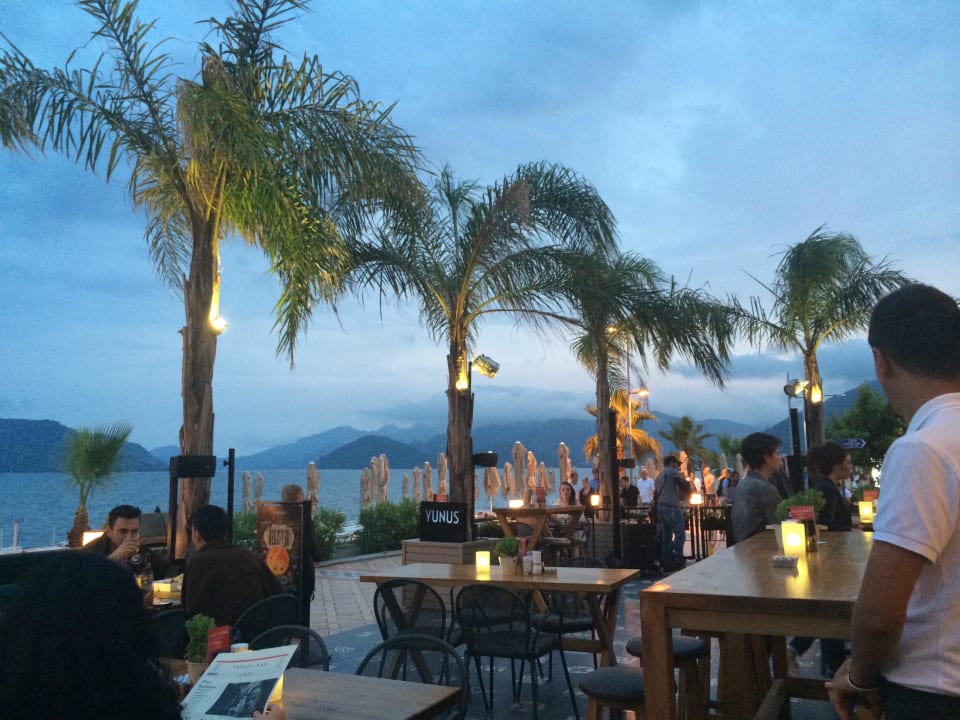 Blick von Restaurant  Hotel Yunus