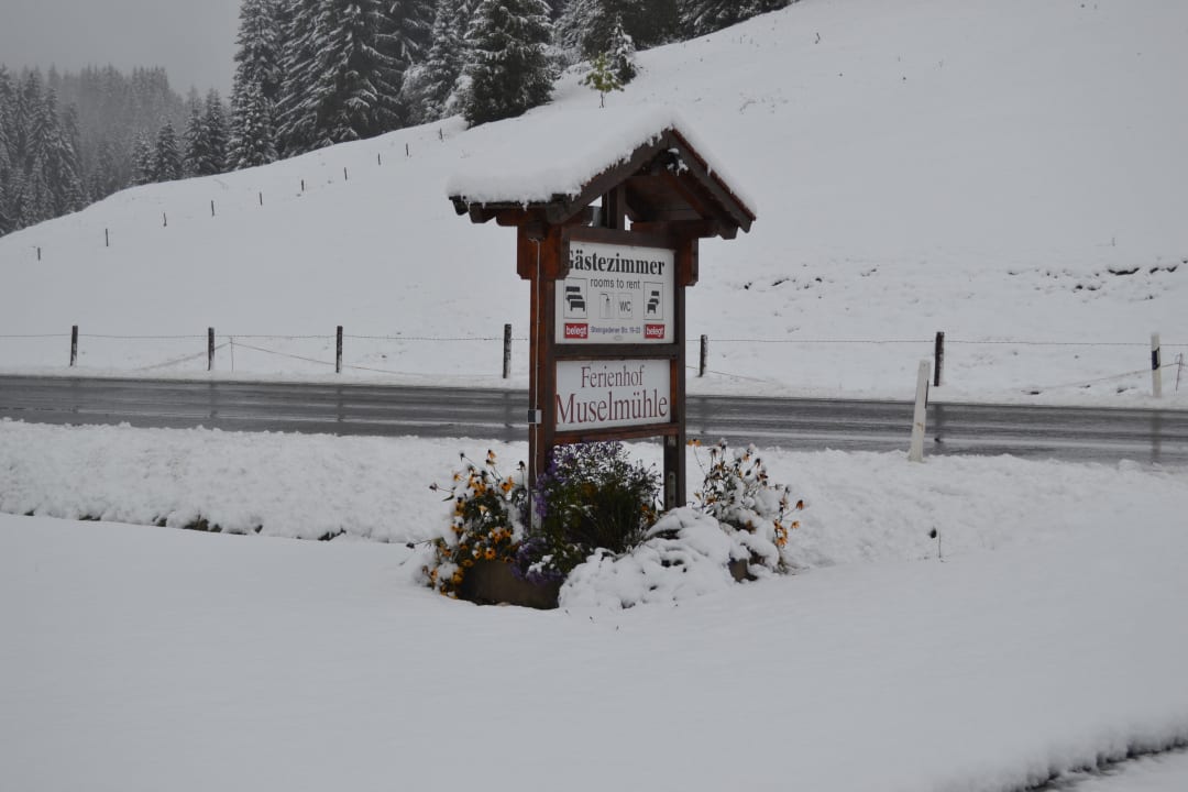 Erster Schnee... Ferienhof Zur Muselmühle