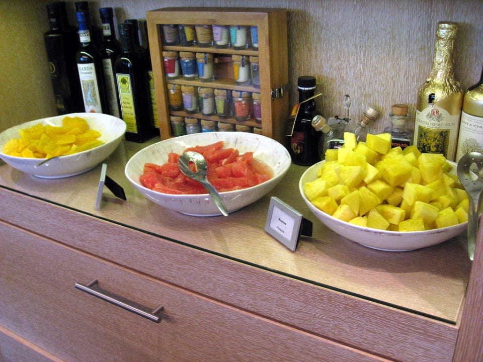 Frisches Obst in Hülle und Fülle Hyatt Regency Köln