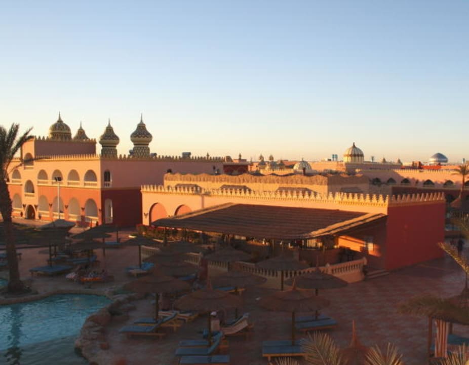 Ausblick auf den Pool Pickalbatros Alf Leila Wa Leila Resort - Neverland Hurghada