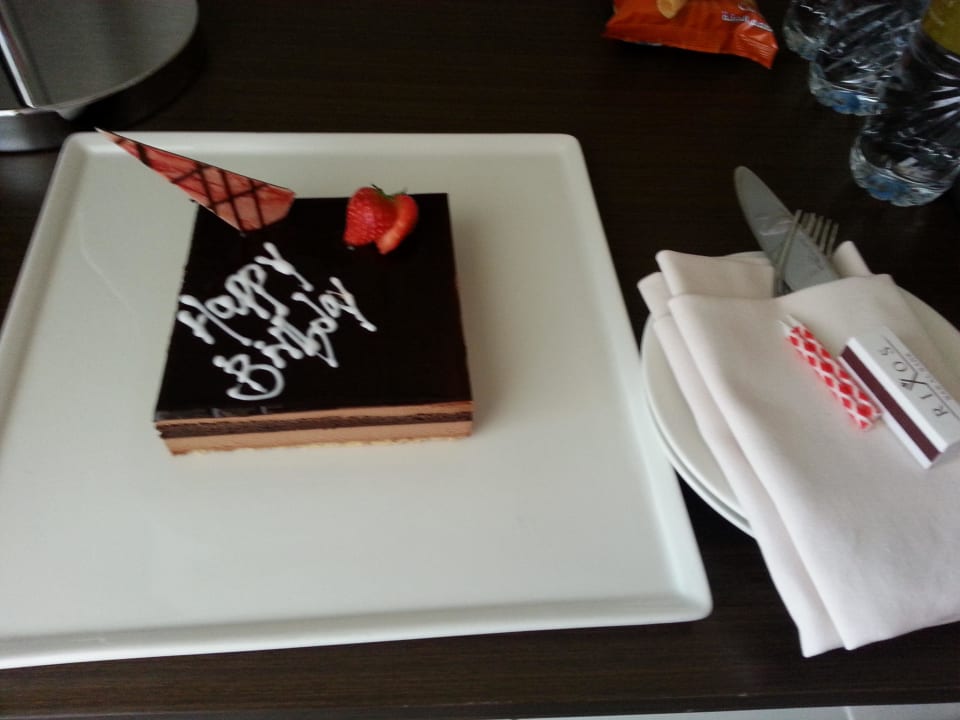 Nette Überraschung zum Geburtstag Rixos Bab Al Bahr