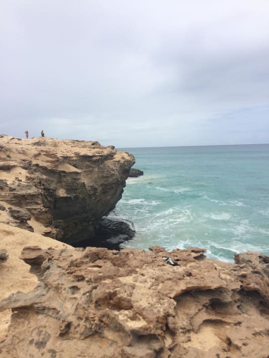 Strandspaziergang nach links Hotel Riu Touareg