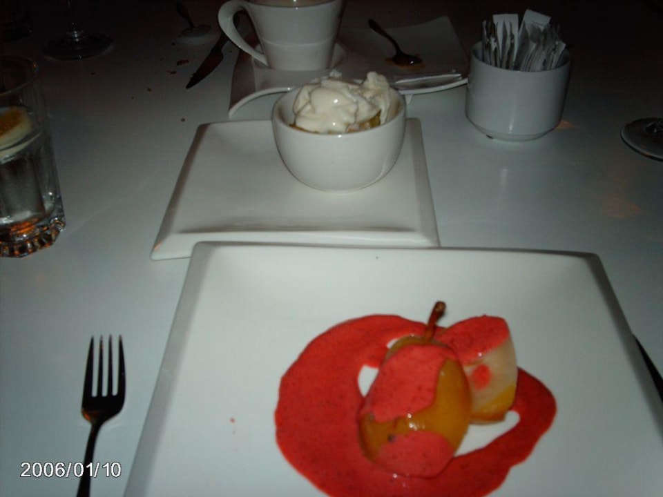 Nachtisch beim Italiener Voyage Belek Golf & Spa