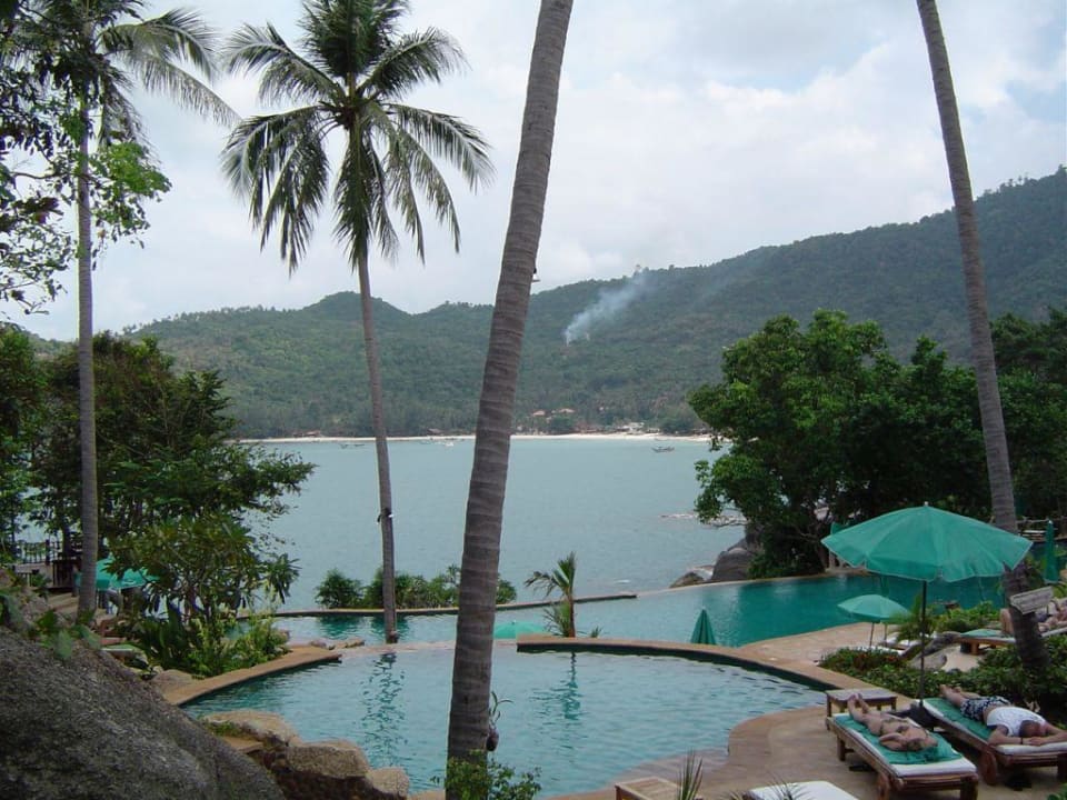 Pool mit Meerblick Panviman Resort Koh Phangan