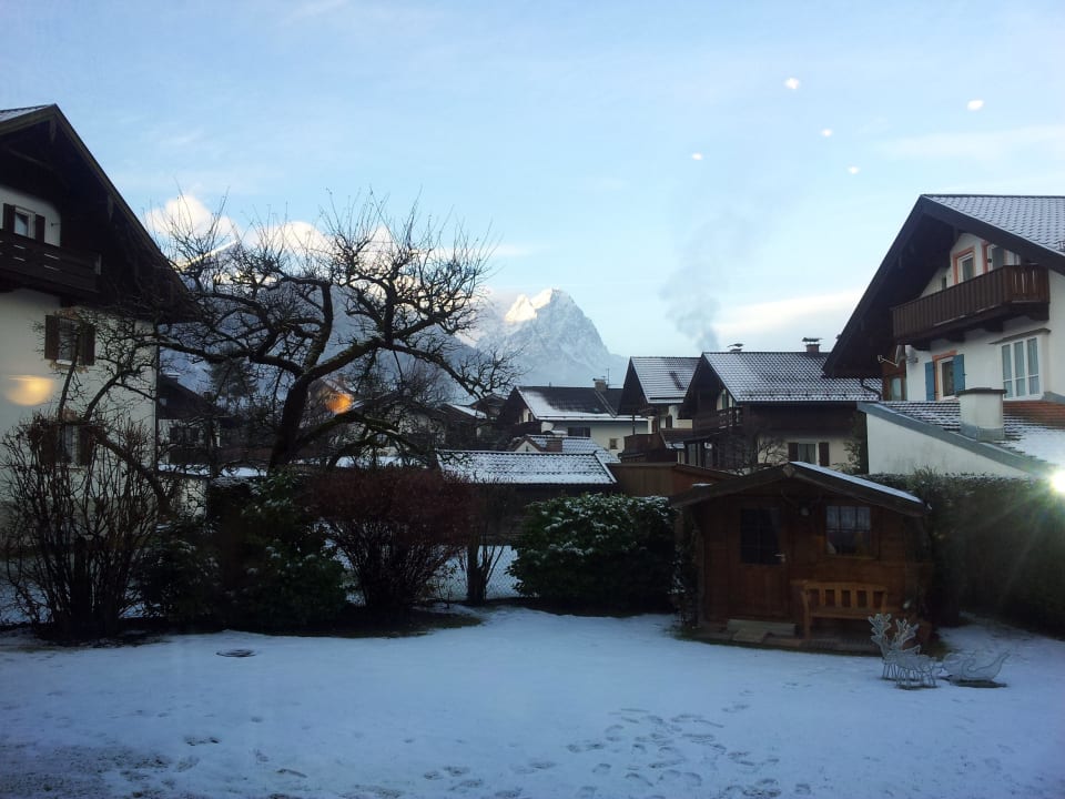 Herrlicher Frühstücksausblick  Hotel Trifthof