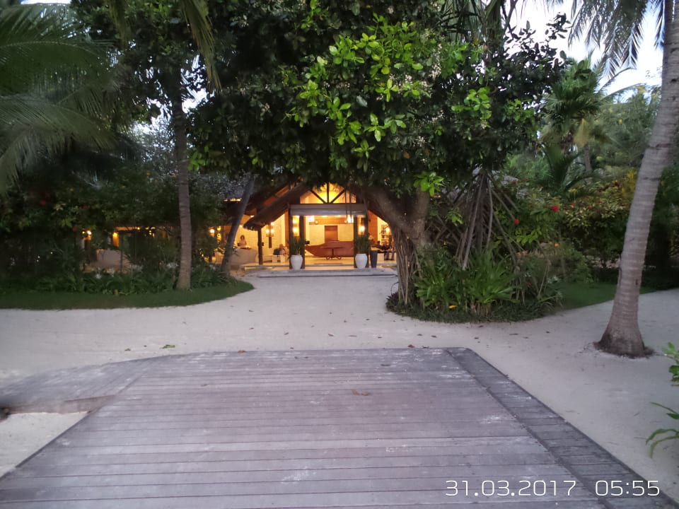 Gartenanlage Kuramathi Maldives
