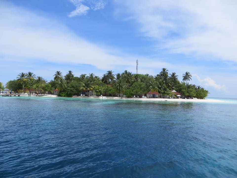 Aussicht vom Schiff ananea Diamonds Athuruga