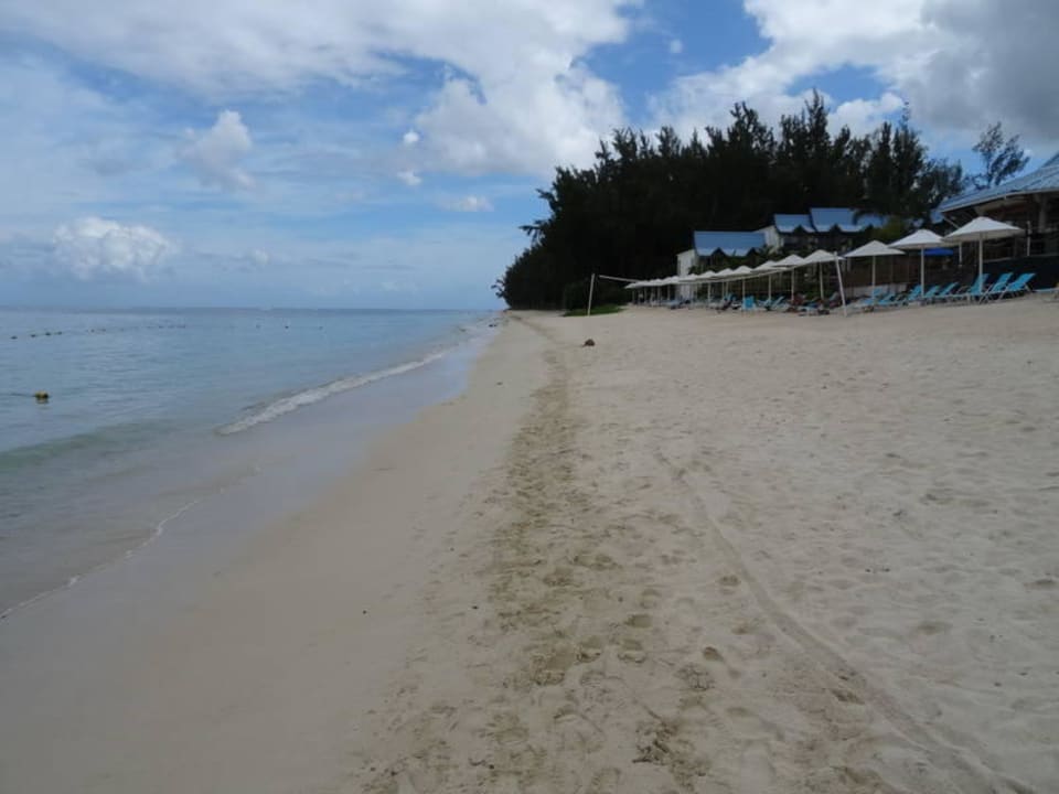 Blick Richtung Norden Pearle Beach Resort & Spa