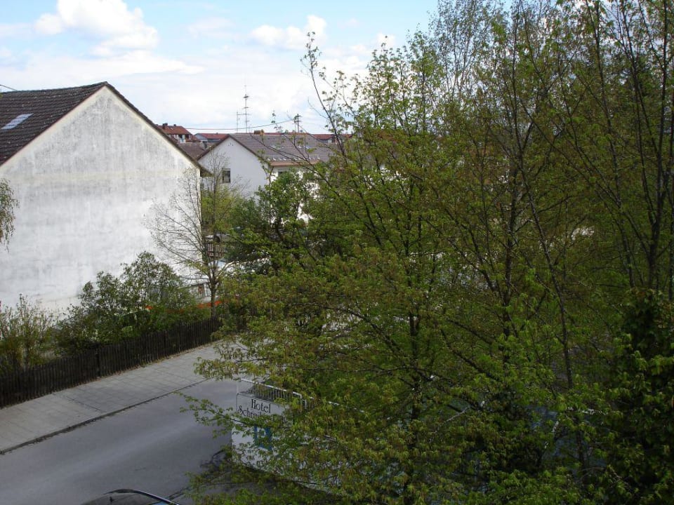 Blick aus dem Fenster  Hotel SchreiberHof
