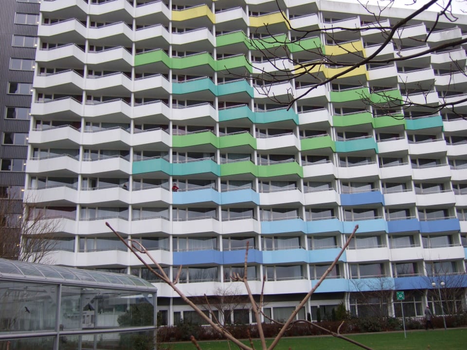 Ein Flügel des riesigen Hotels Damp Ostsee Resort & Ferienpark