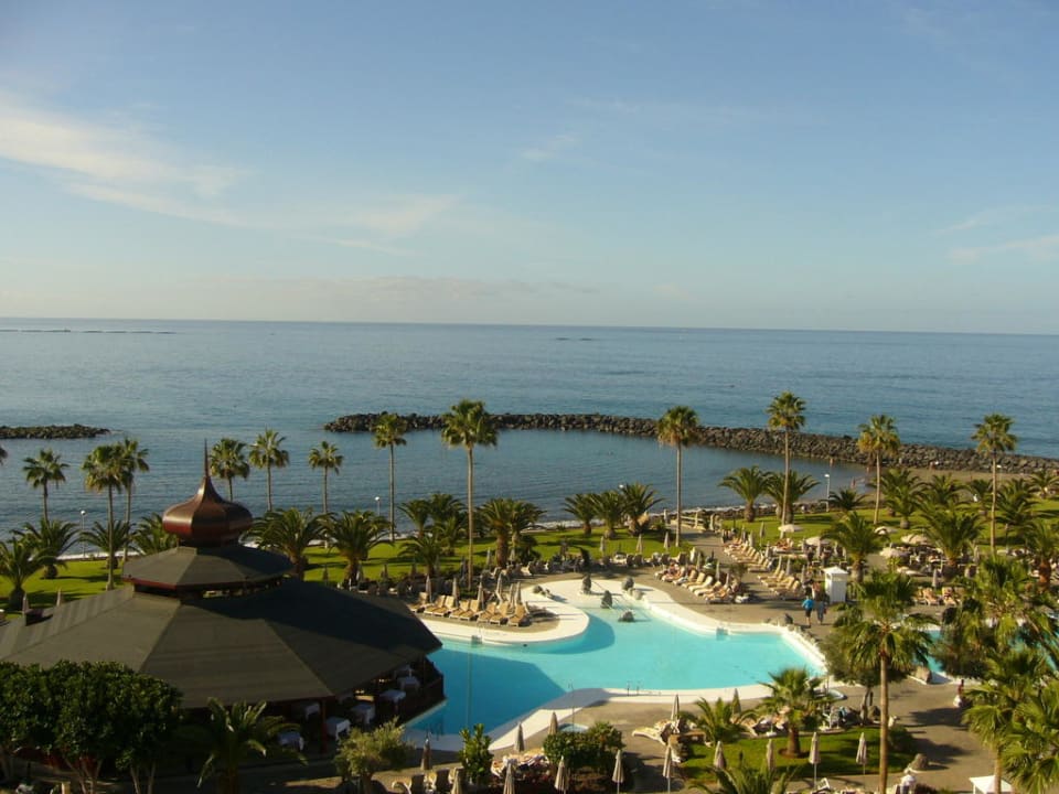 Blick von der Frühstücksterrasse Hotel Riu Palace Tenerife