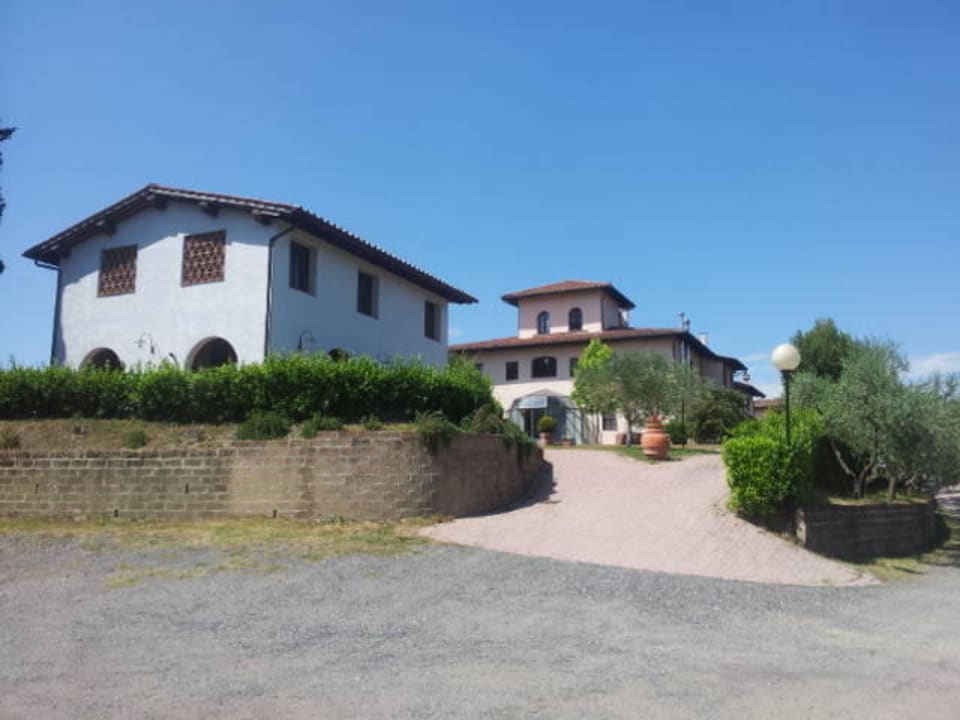 Ansicht vom Parkplatz aus Agriturismo Montalto