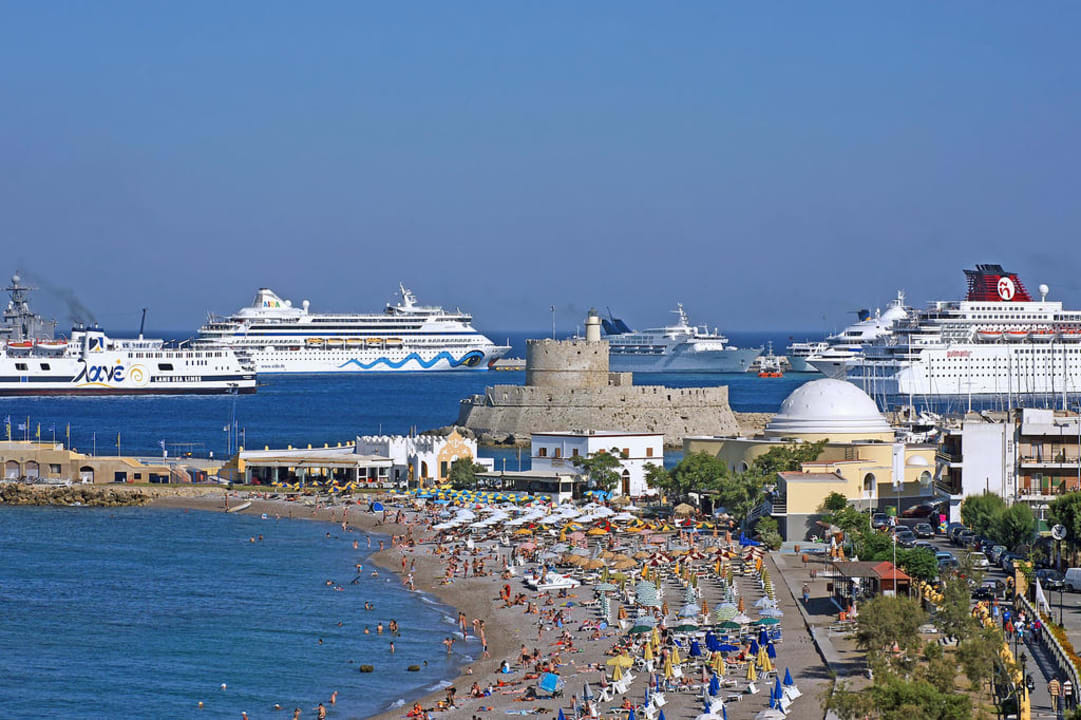 Aussicht Ibiscus Hotel Rhodos
