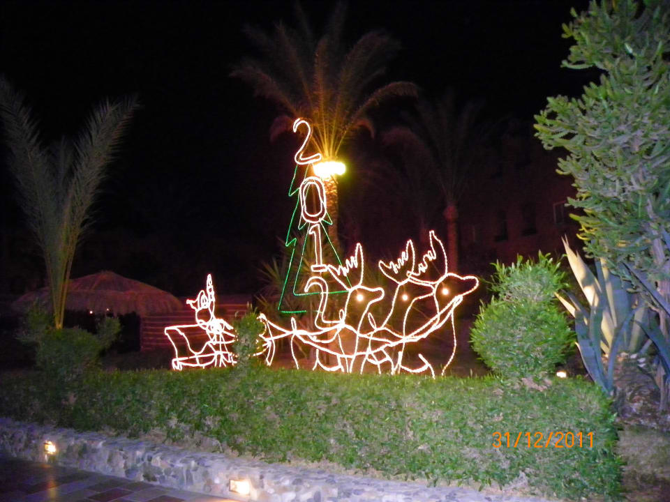Weihnachtsbeleuchtung Jaz Makadi Oasis Resort