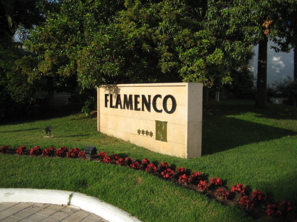 Eingang Hipotels Flamenco