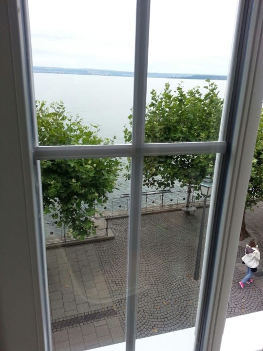 Aussicht zum See von Zimmer 4 Design-Hotel Claudia
