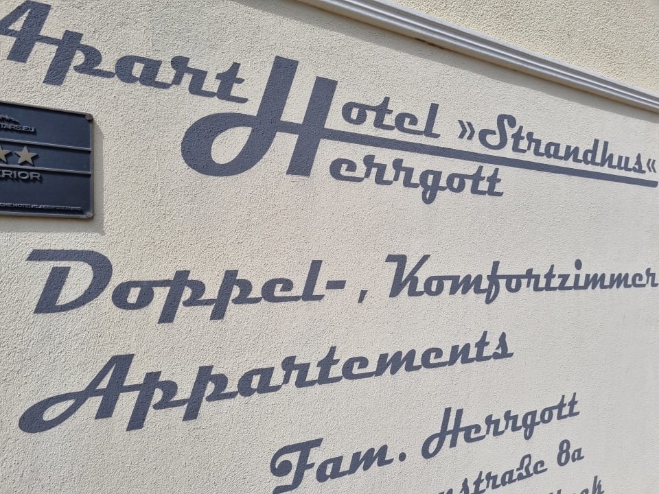 Außenansicht Aparthotel Strandhus Familie Herrgott