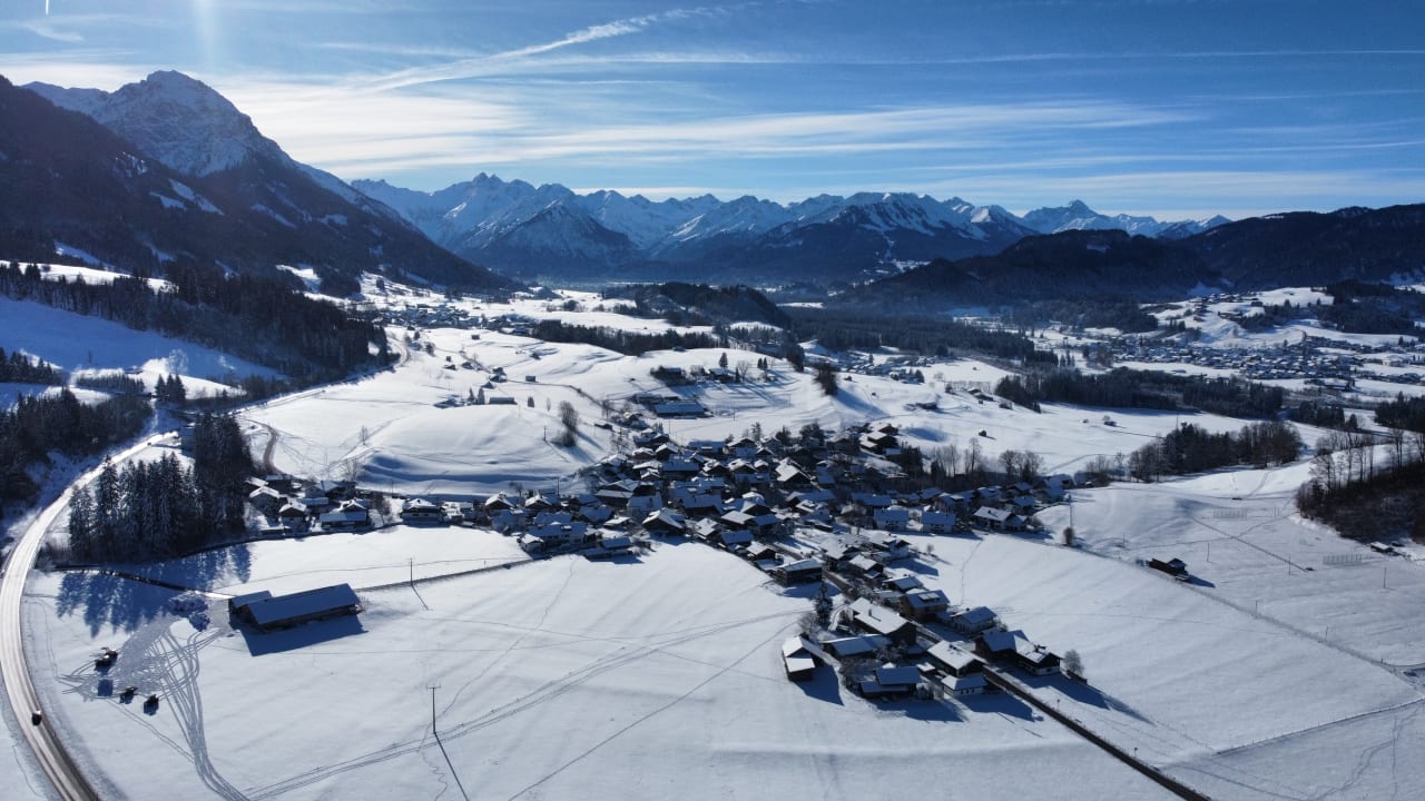 Außenansicht Gästehaus Buchenberg in Hinang
