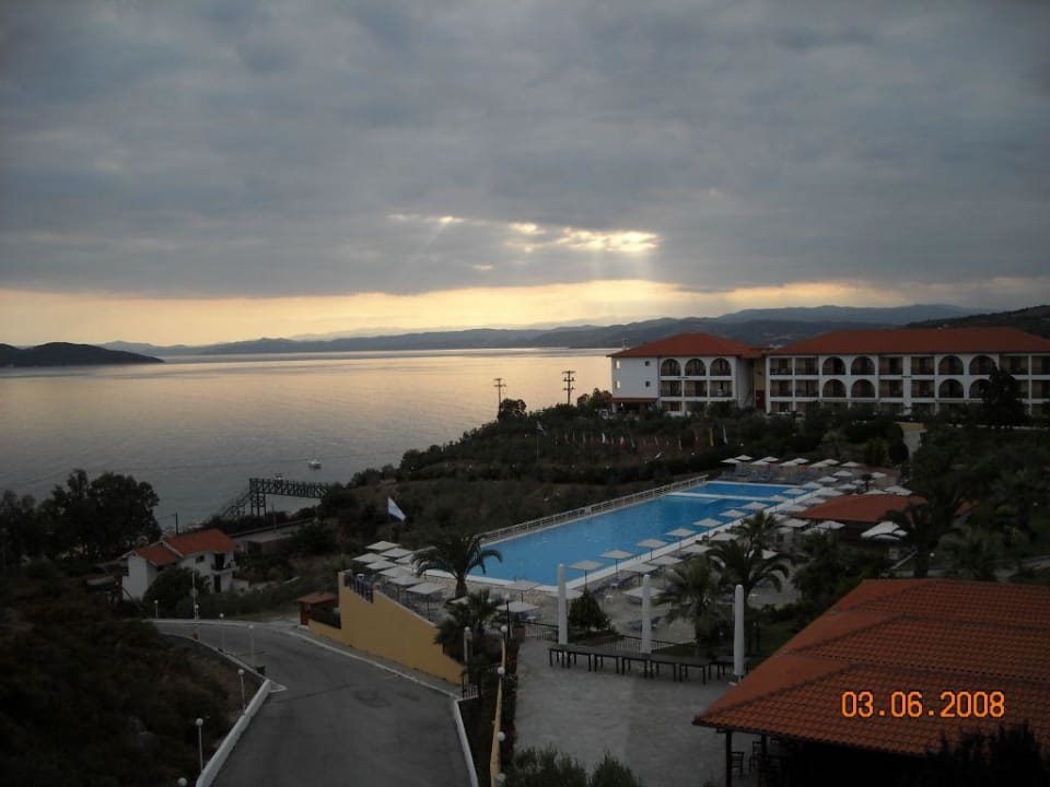 Sonnenuntergang Akrathos Beach Hotel