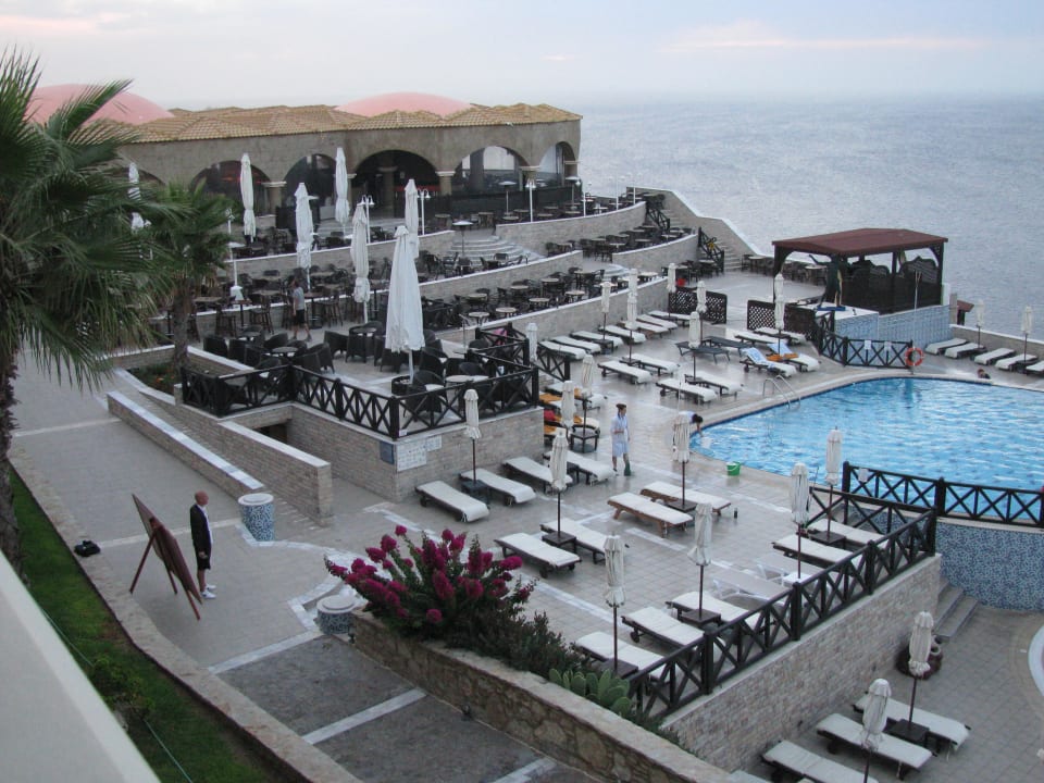 Aussicht vom Balkon  Hotel Kalithea Horizon Royal