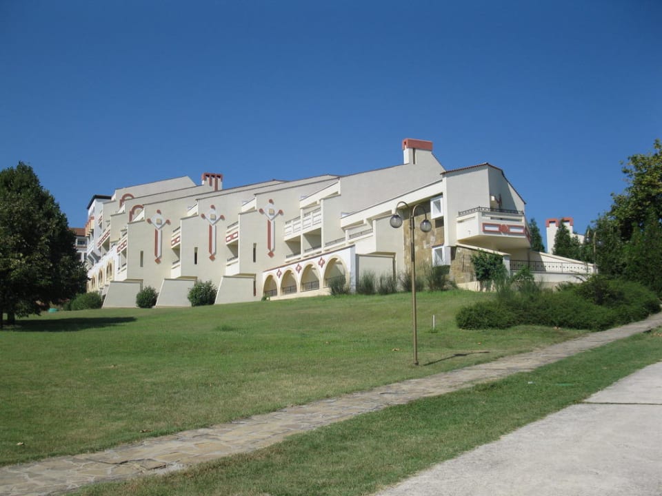 Ansicht des Pelican vom "Strandweg" Duni Royal Pelican Resort